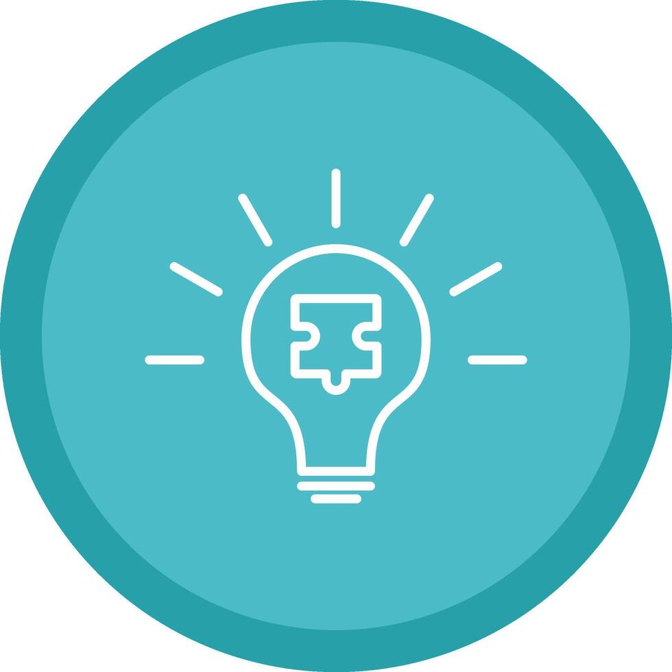 Solution Line Multi Circle Icon vector