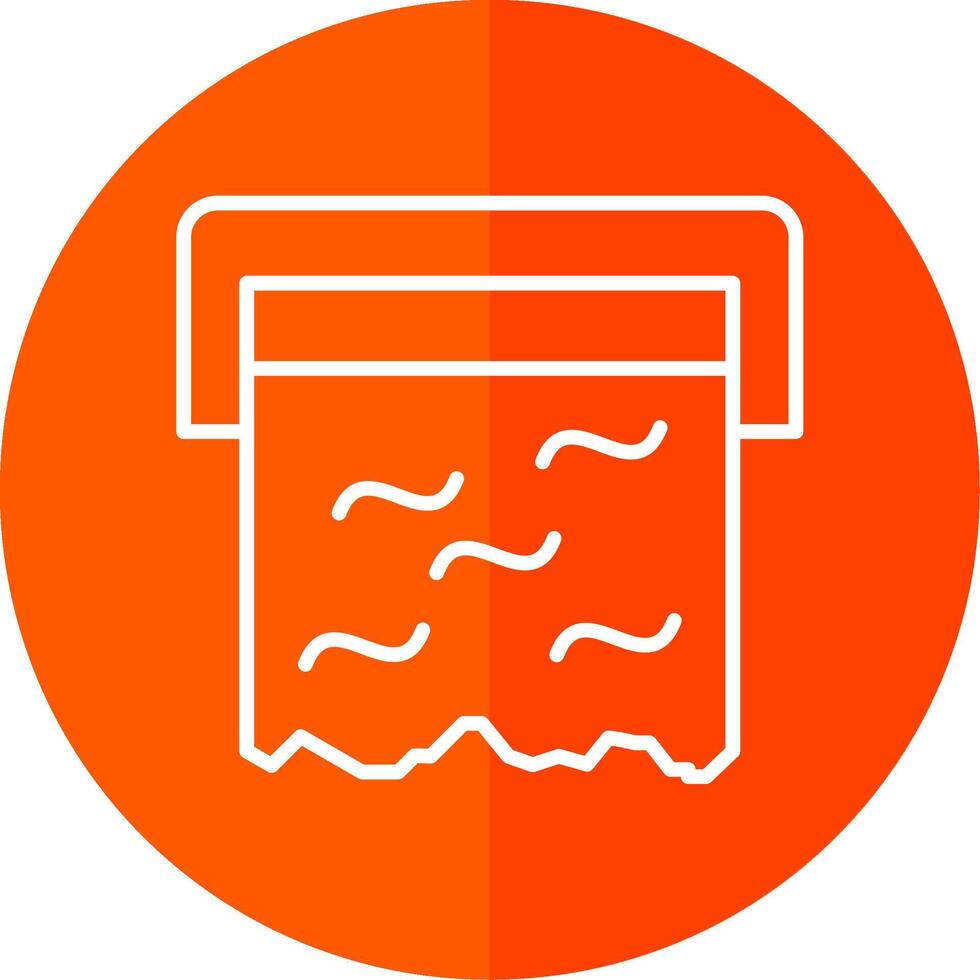 Foil Line Yellow White Icon vector