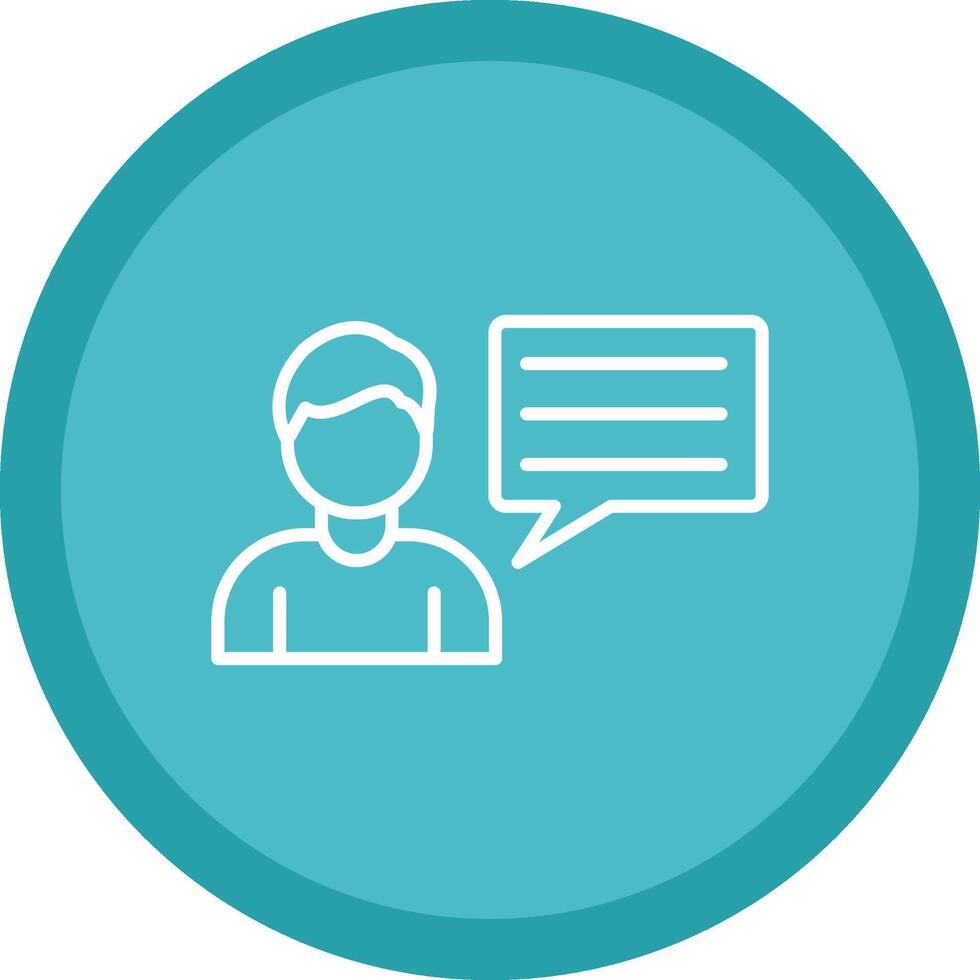 Business Consulting Line Multi Circle Icon vector