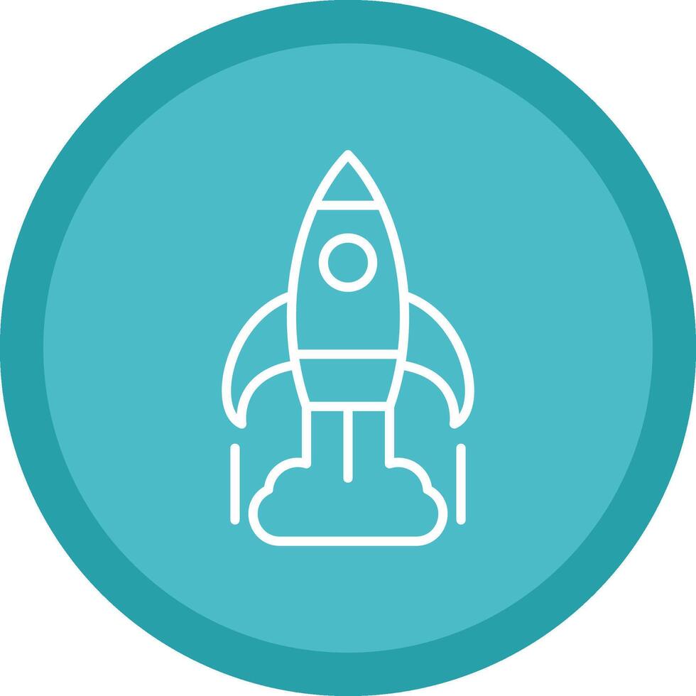 Business Startup Line Multi Circle Icon vector
