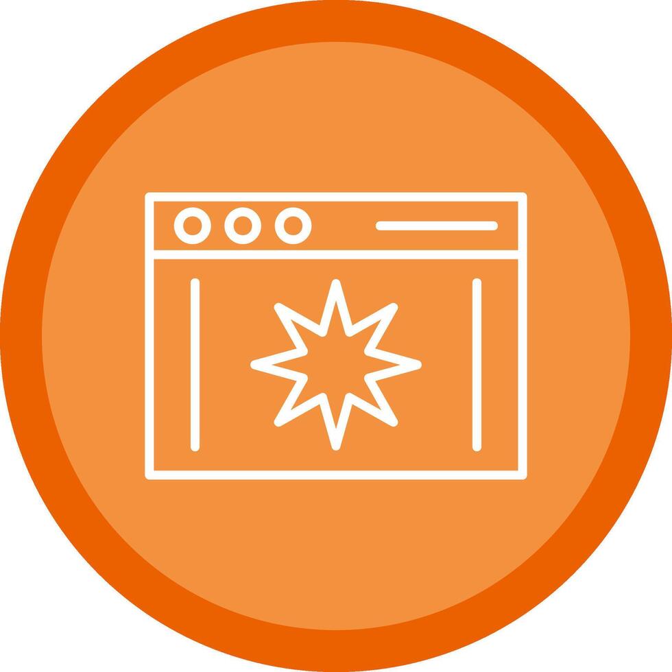 Page Quality Line Multi Circle Icon vector