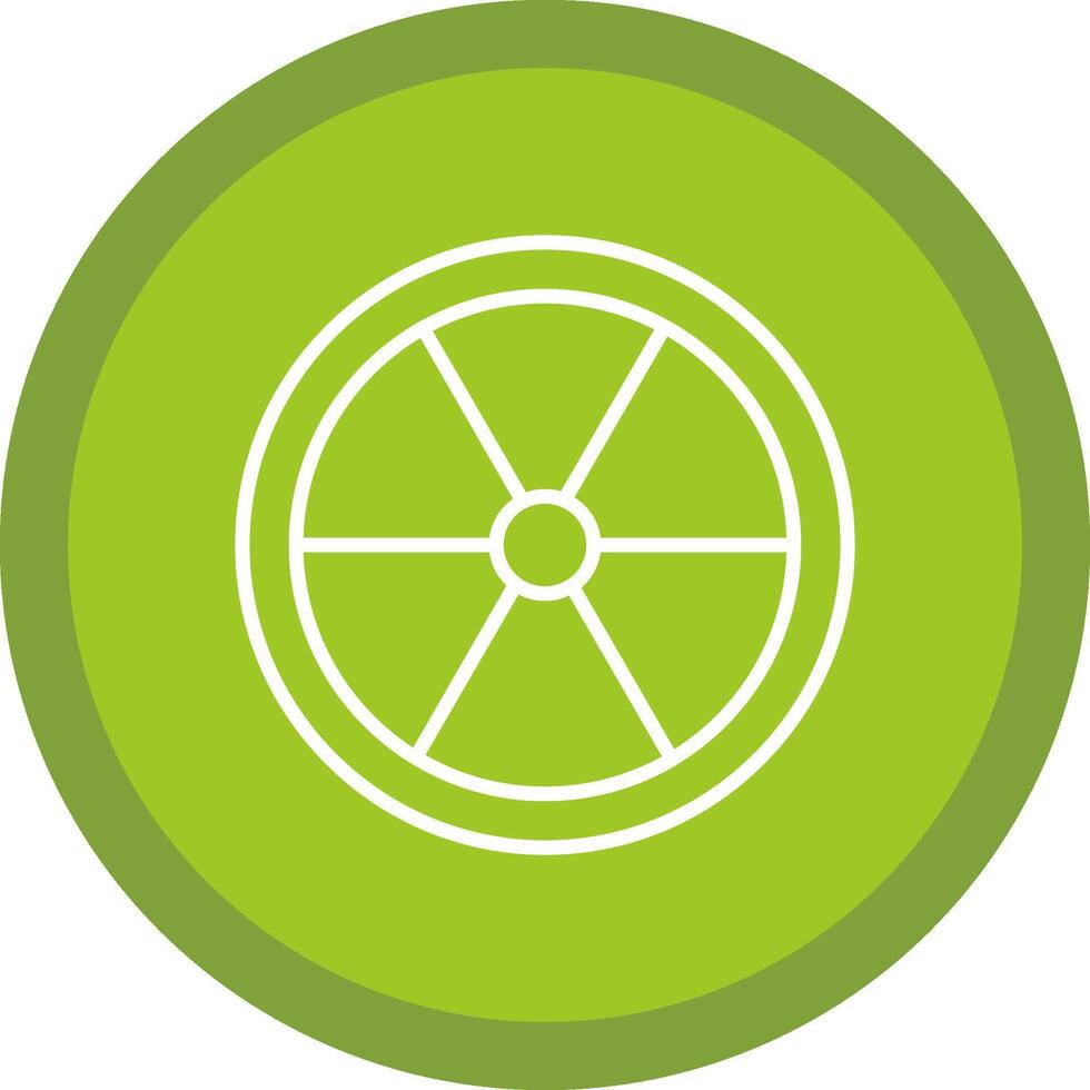 Color Wheel Line Multi Circle Icon vector