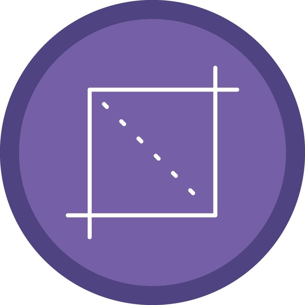 Crop Line Multi Circle Icon vector