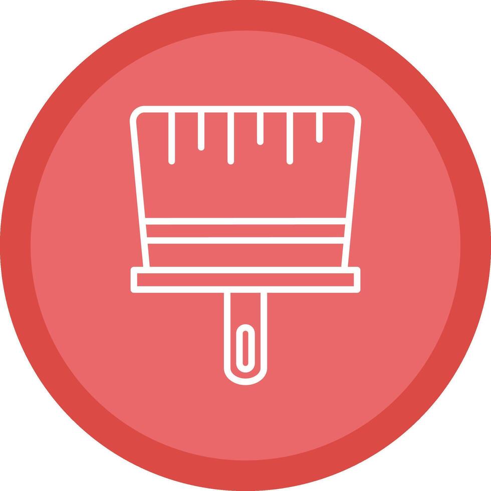 Brush Line Multi Circle Icon vector