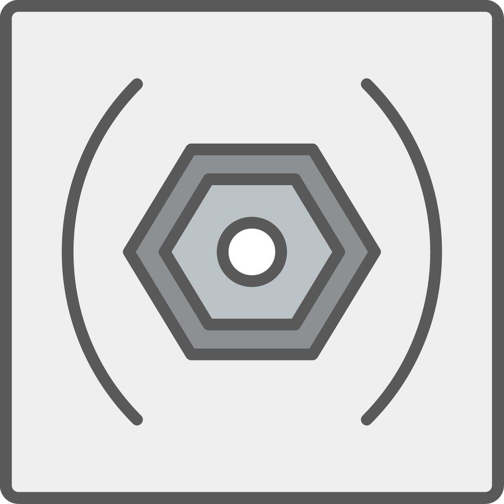 Bracket Line Filled Light Icon vector