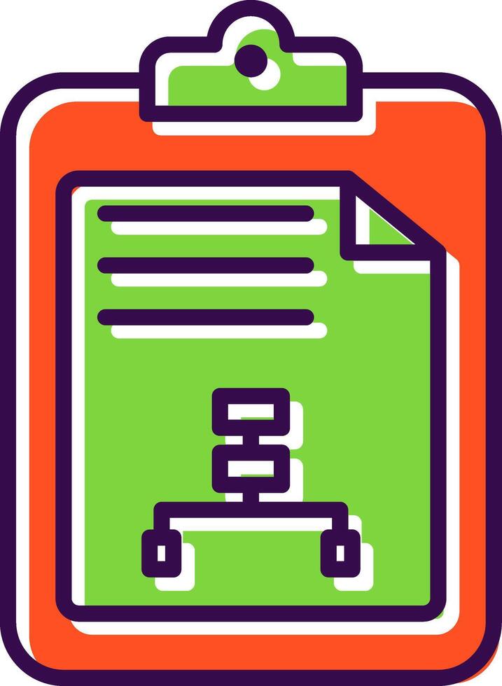 File filled Design Icon vector