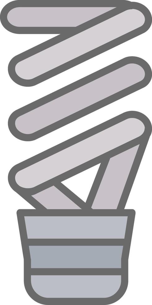 Light Bulb Line Filled Light Icon vector