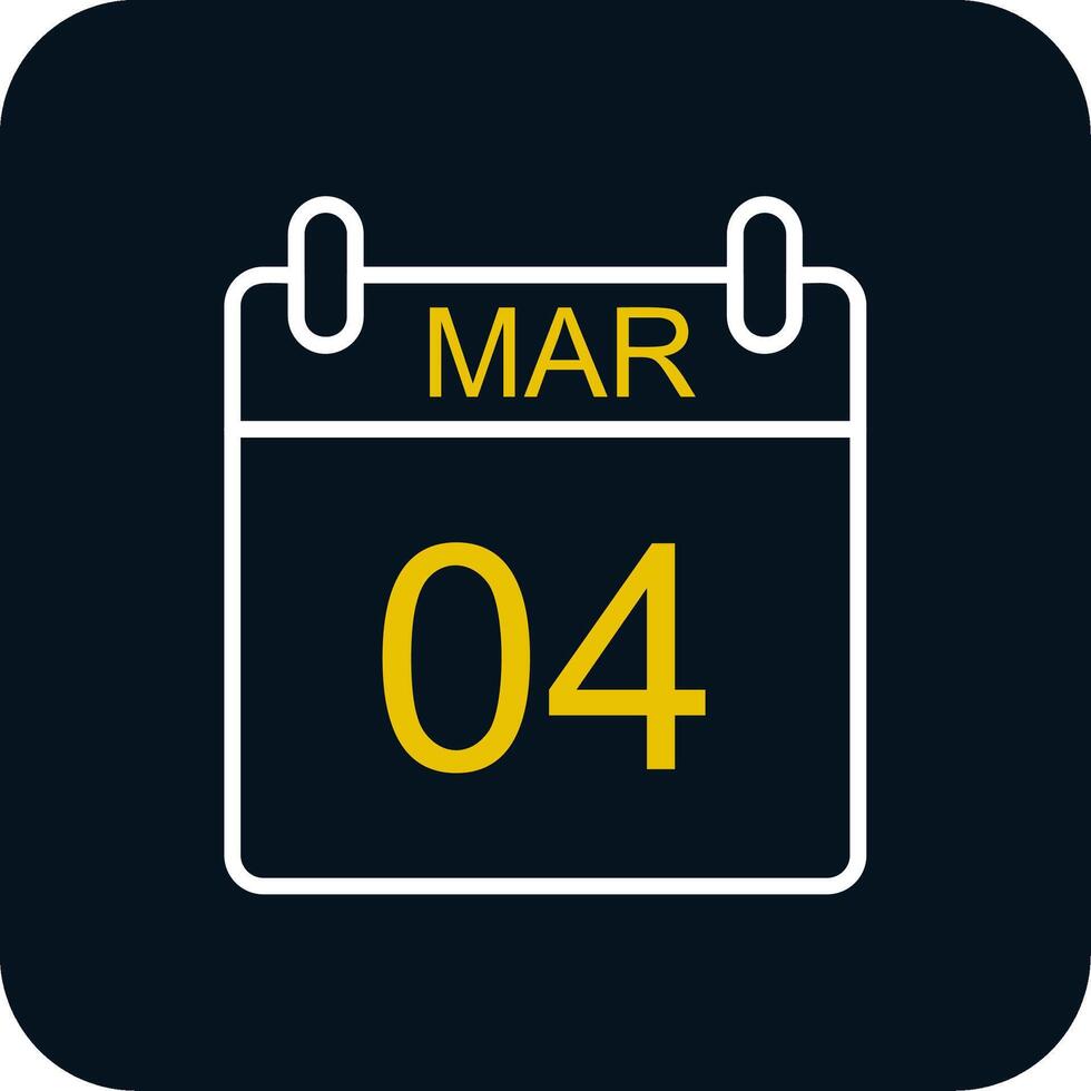 March Line Red Circle Icon vector