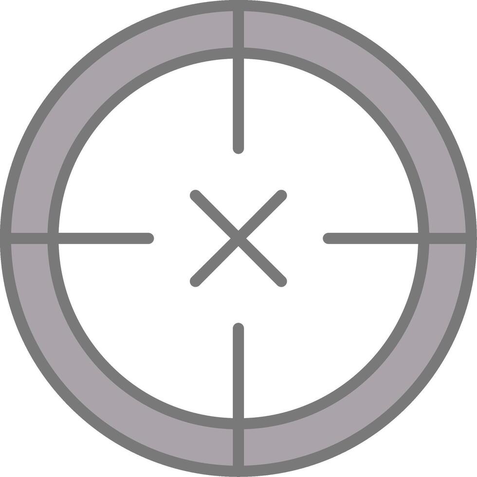 Scope Line Filled Light Icon vector