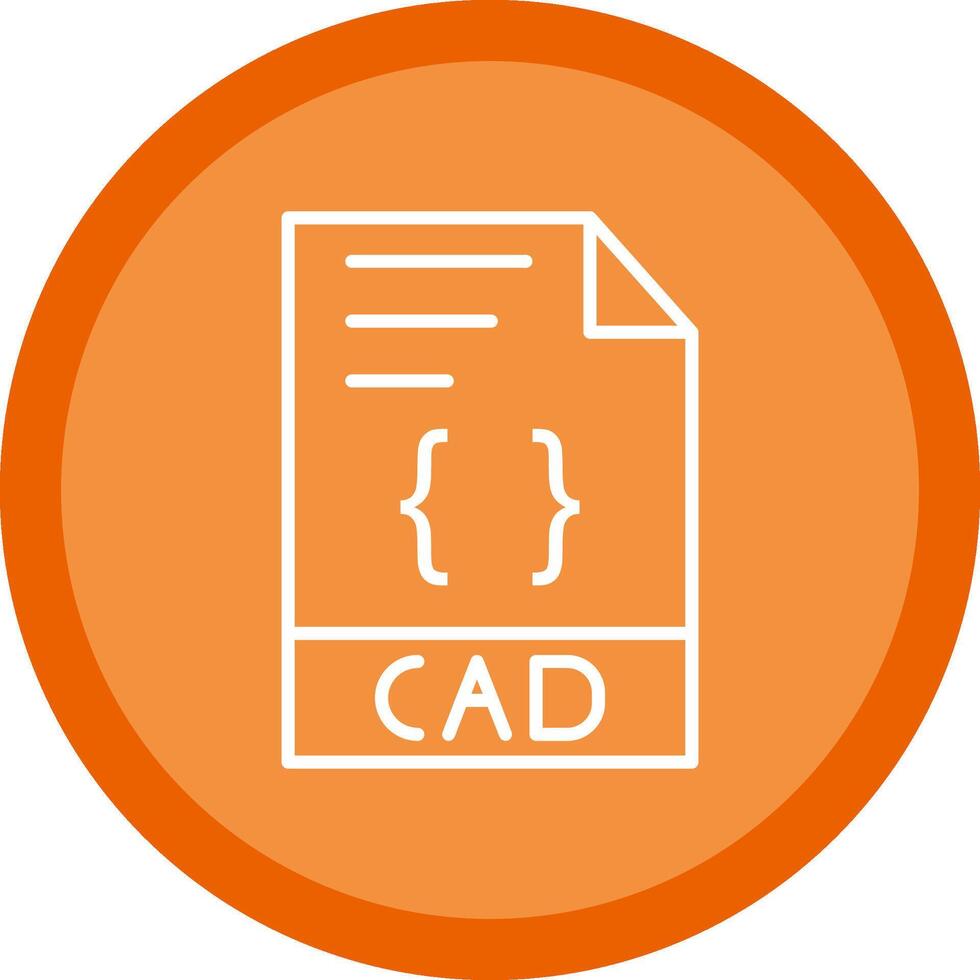CAD Line Multi Circle Icon vector