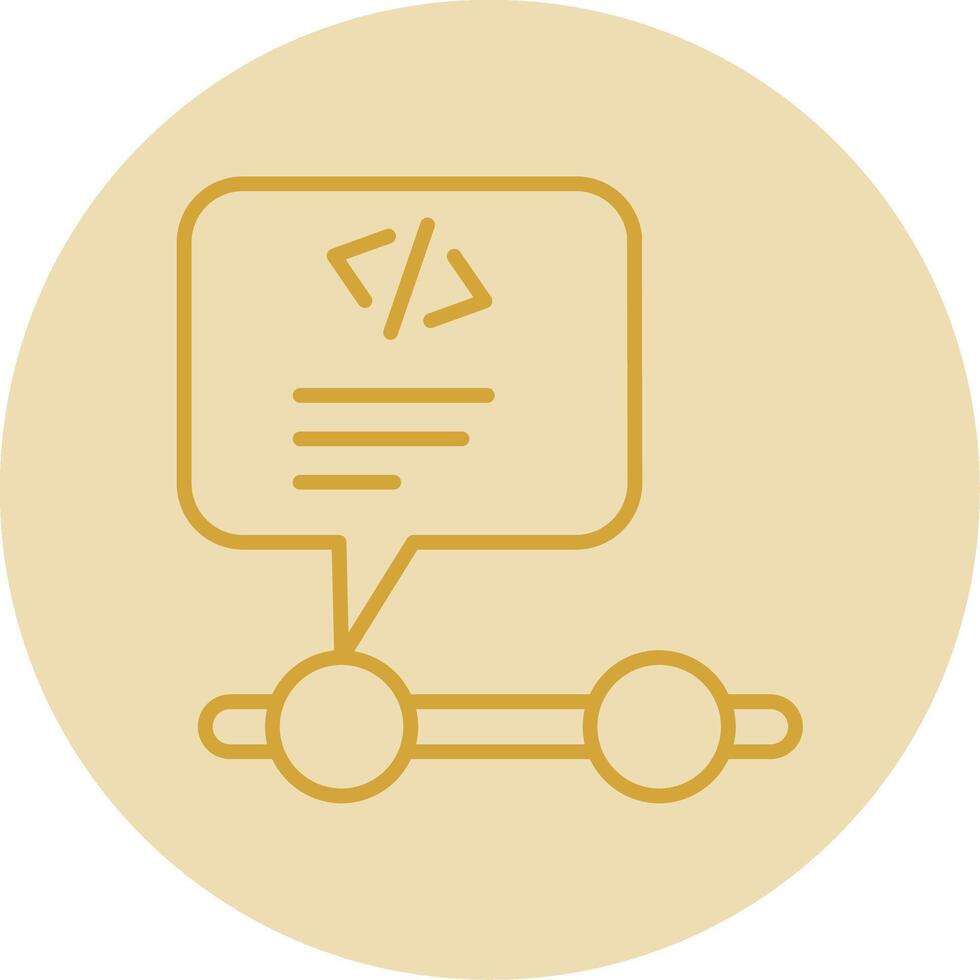 Programming Line Yellow Circle Icon 44191911 Vector Art at Vecteezy