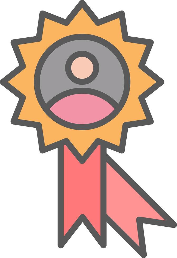 Customer Loyalty Line Filled Light Icon vector