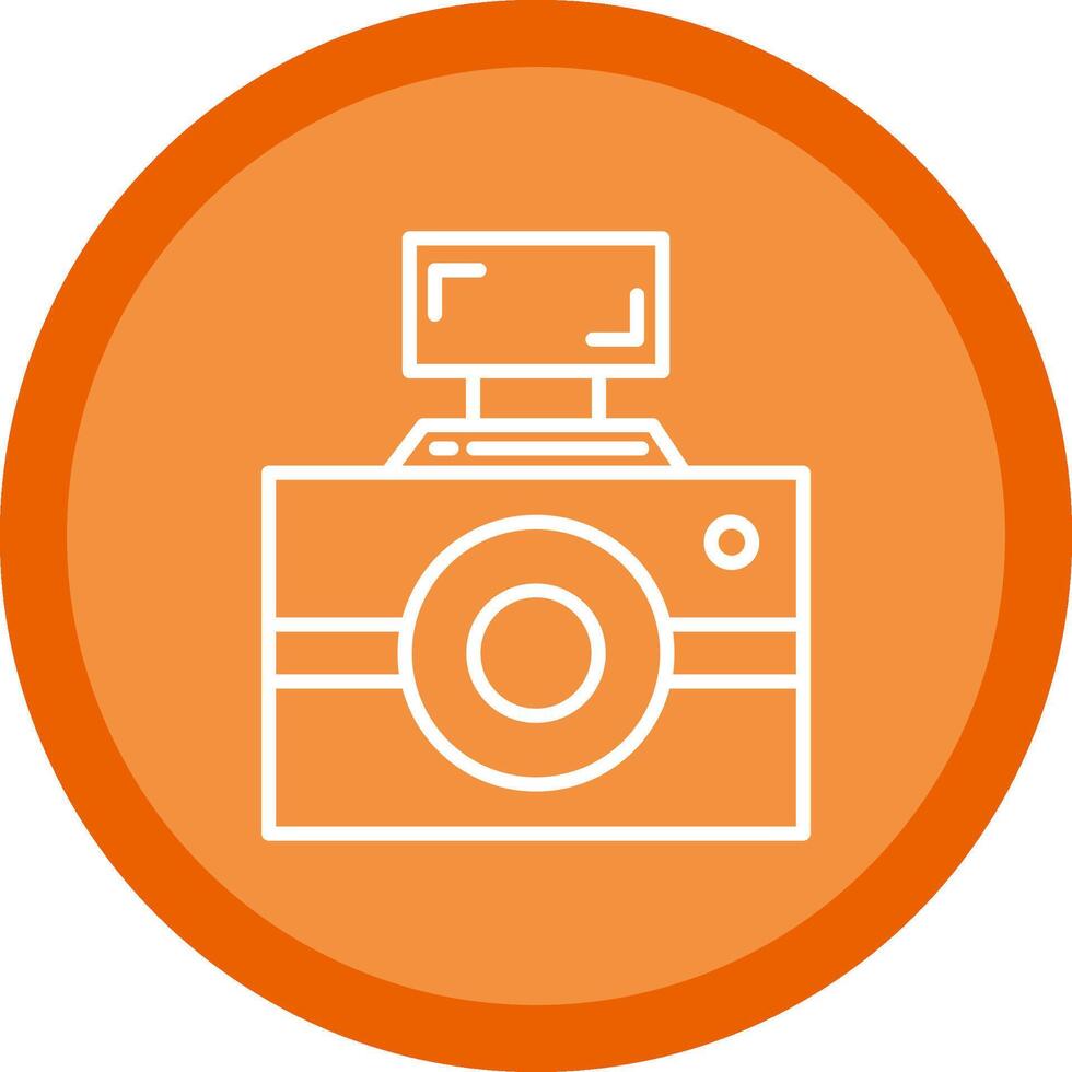 Photography Line Multi Circle Icon vector