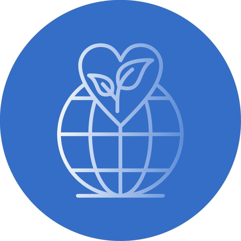 Eco Friendly Flat Bubble Icon vector