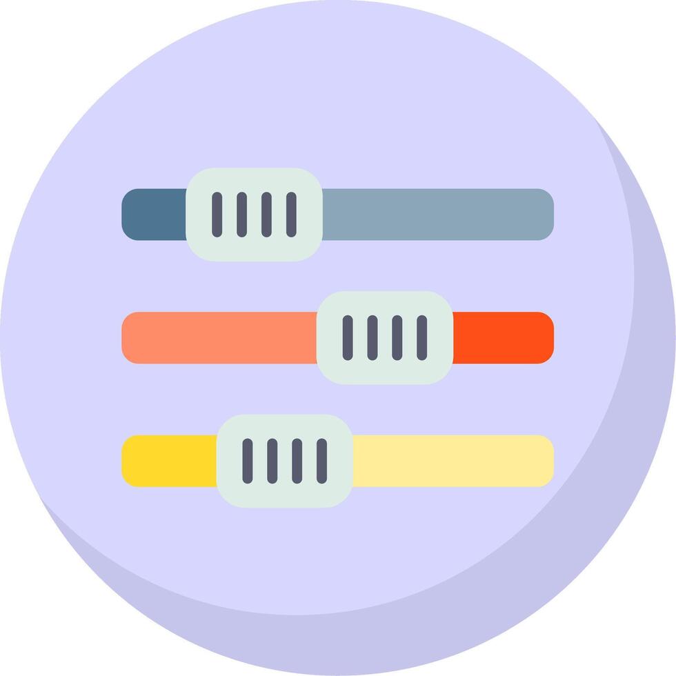 Settings Flat Bubble Icon vector