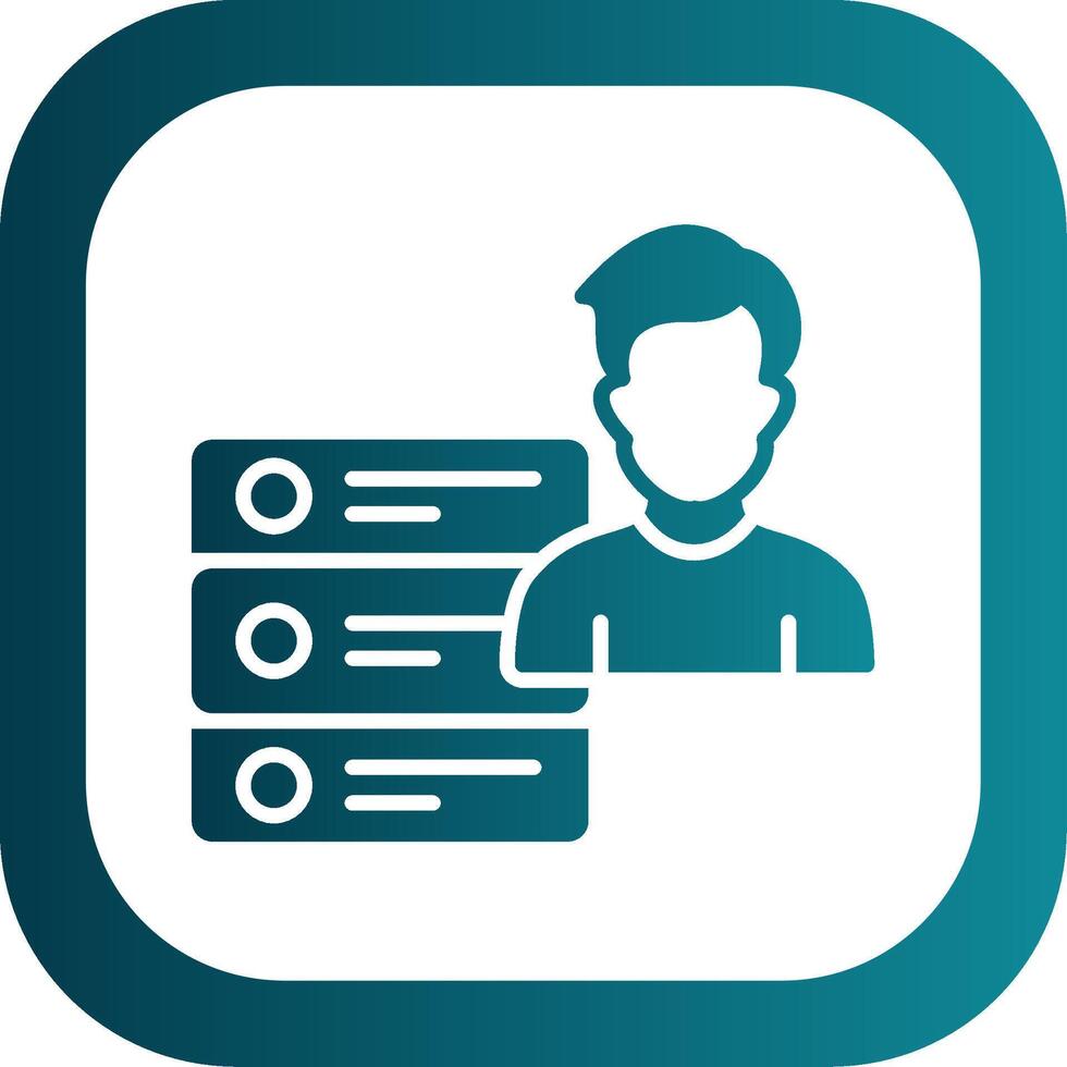 User Data Filled Yellow Icon vector