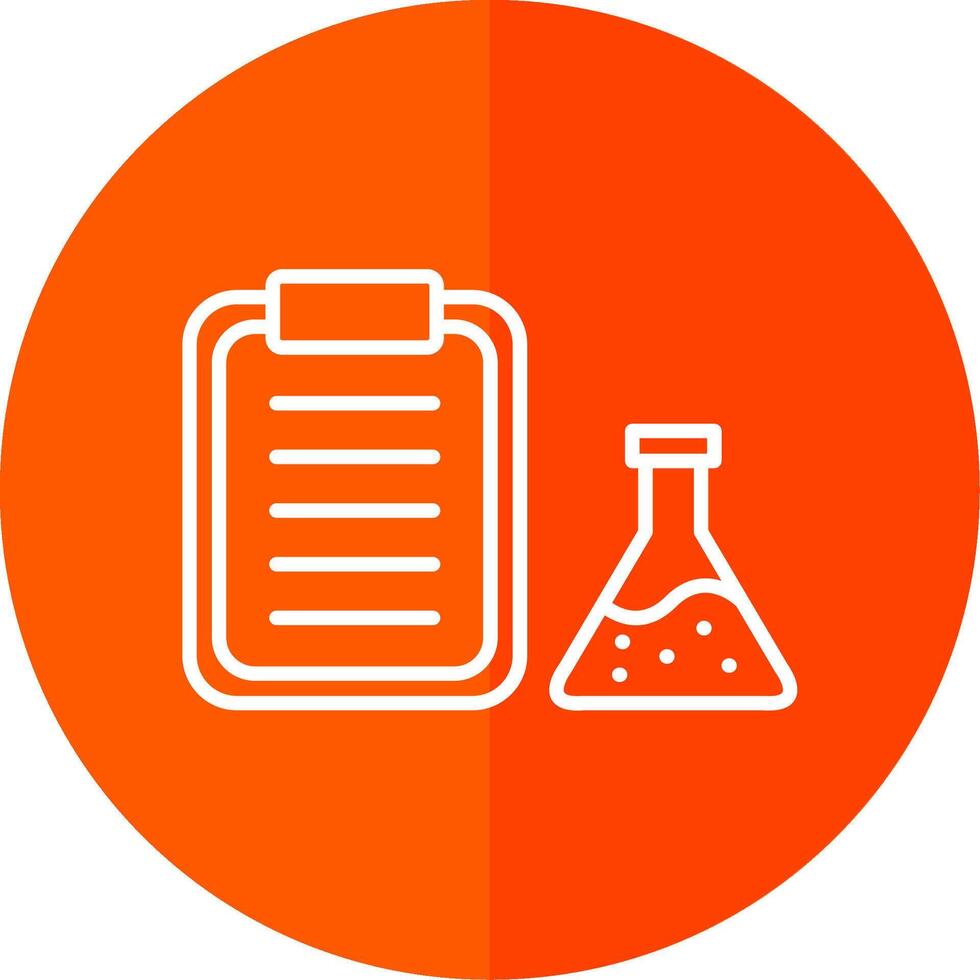 Flask Line Yellow White Icon vector
