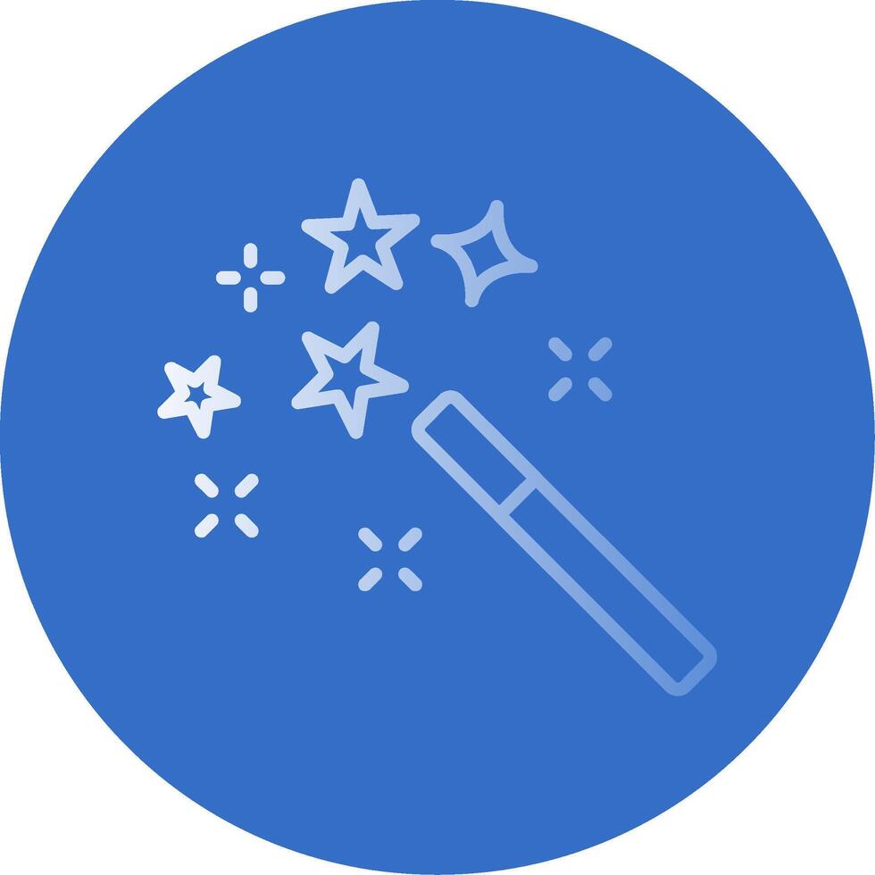 Sparkles Flat Bubble Icon vector
