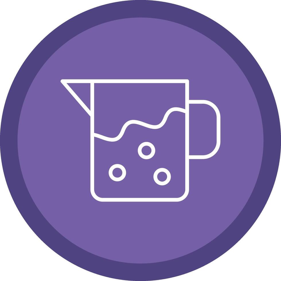 Pitcher Line Multi Circle Icon vector