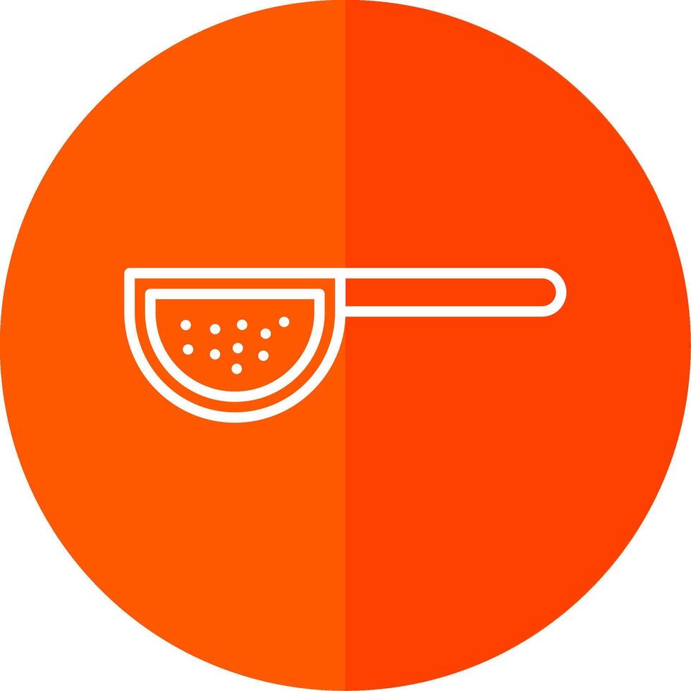 Sieves Line Yellow White Icon vector