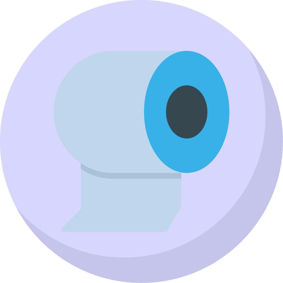 Toilet Paper Flat Bubble Icon vector