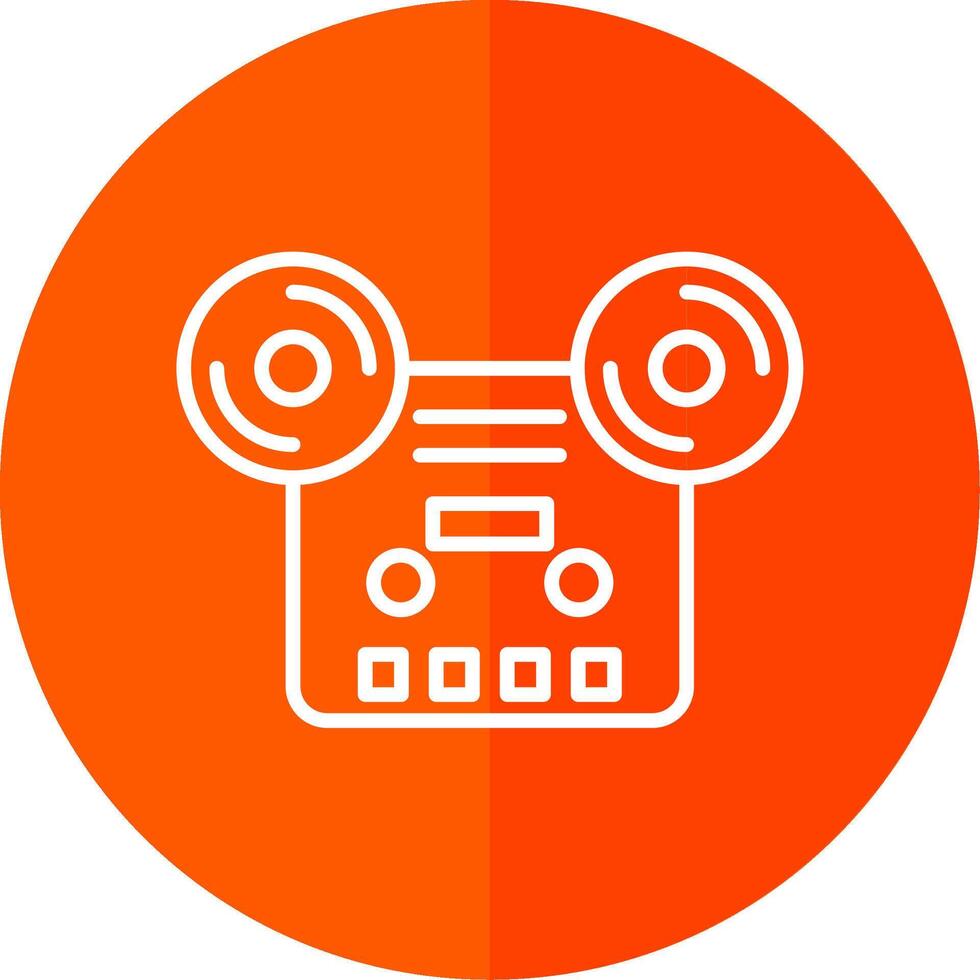 Tape Line Yellow White Icon vector