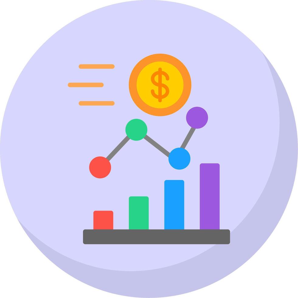 inversión plano burbuja icono vector