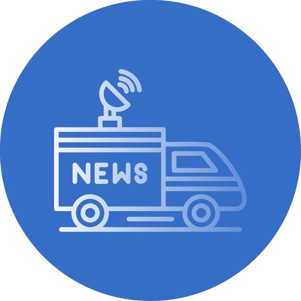 Mobile Unit Flat Bubble Icon vector