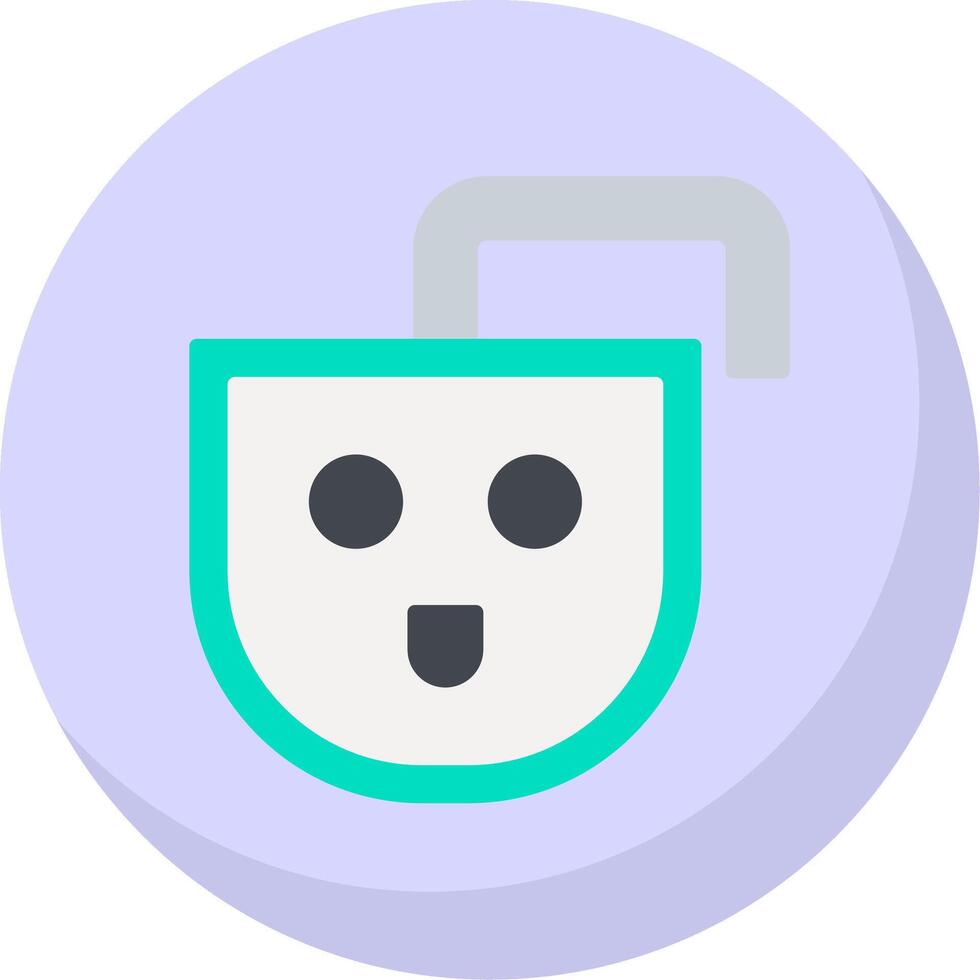 Wall Socket Flat Bubble Icon vector