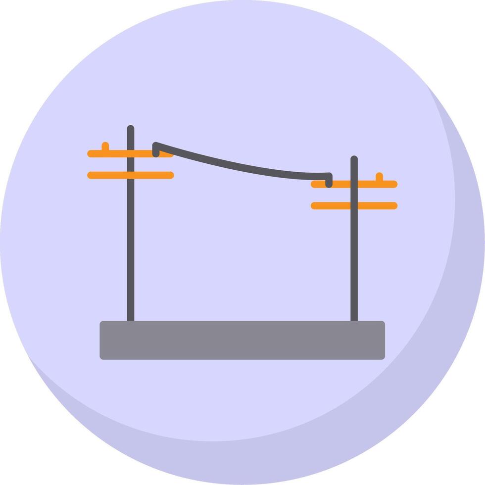 Power Flat Bubble Flat Bubble Icon vector