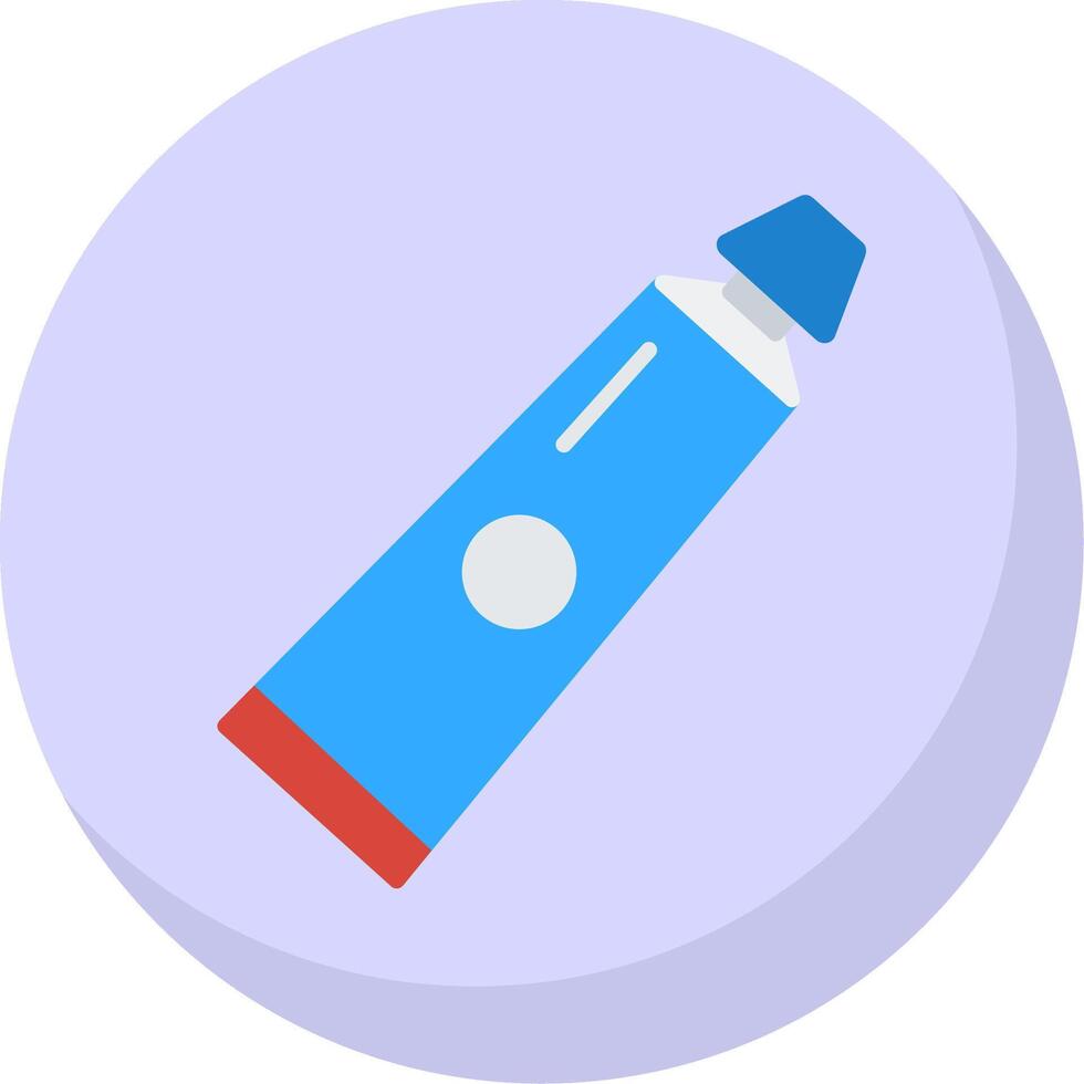 Tooth Paste Flat Bubble Icon vector