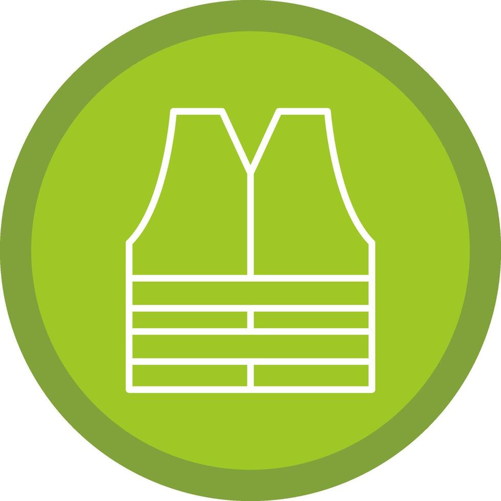 Sleeveless Line Multi Circle Icon vector