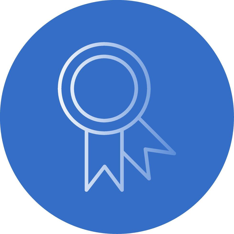 Ribbon Flat Bubble Icon vector