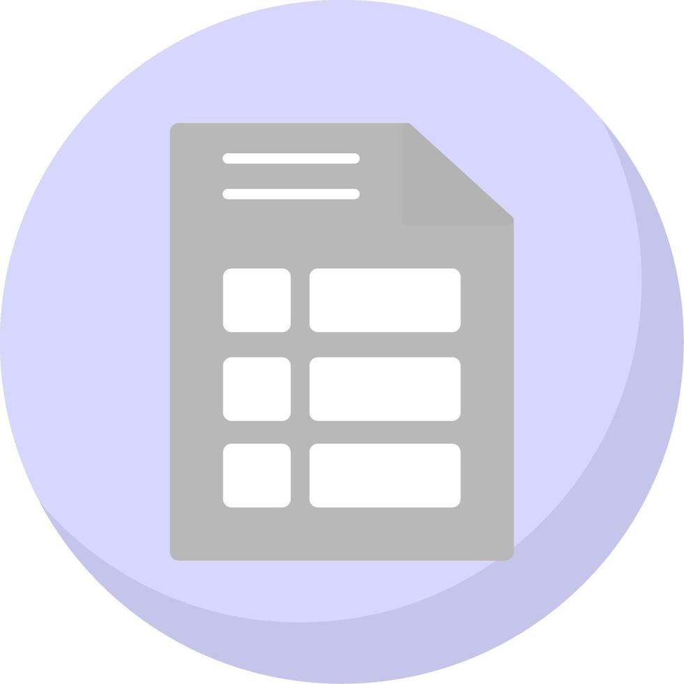 Menu Flat Bubble Icon vector