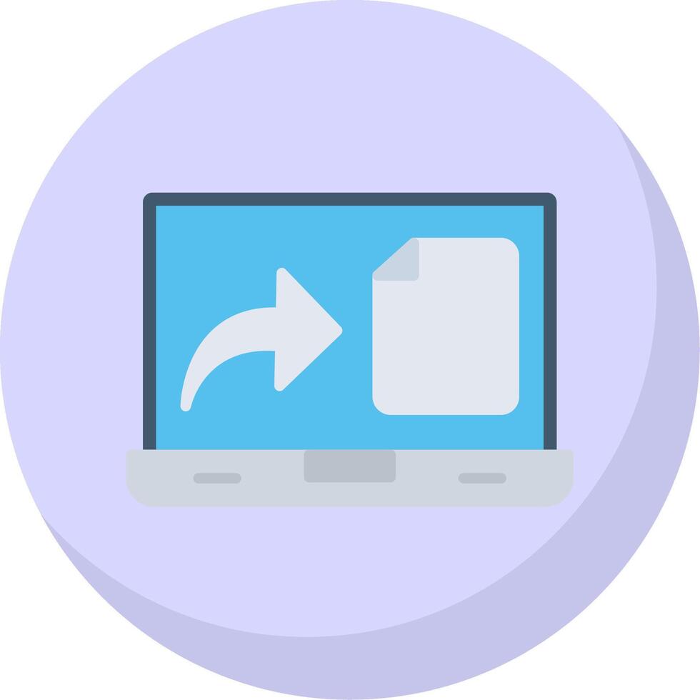 File Flat Bubble Icon vector