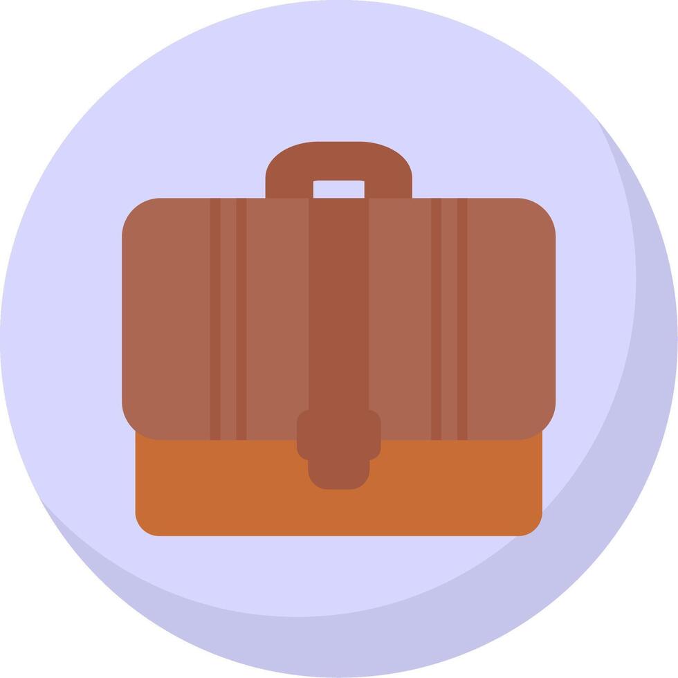 Portfolio Flat Bubble Icon vector