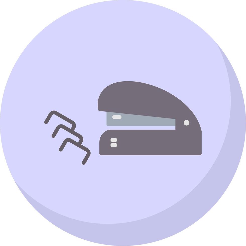 Staples Flat Bubble Icon vector