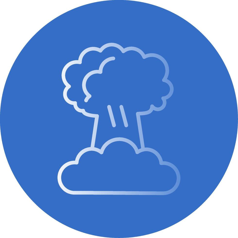 Explosion Flat Bubble Icon vector