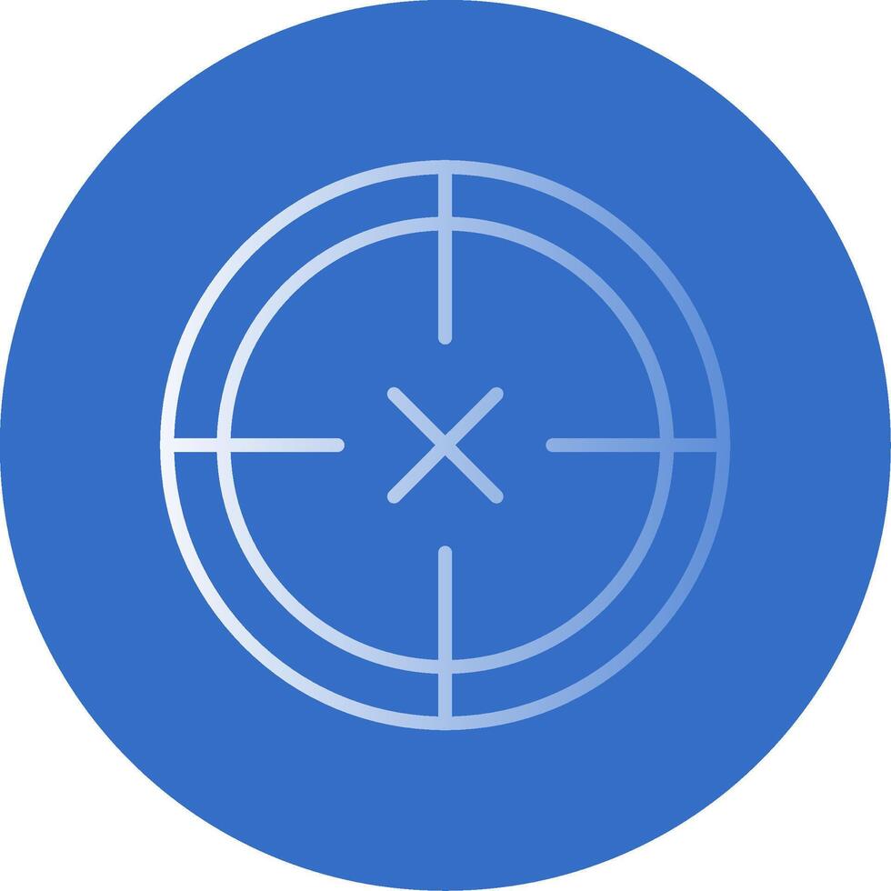 Scope Flat Bubble Icon vector