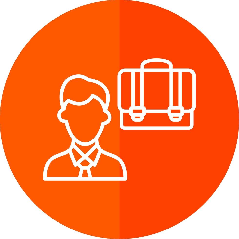 Engineering Team Line Yellow White Icon vector