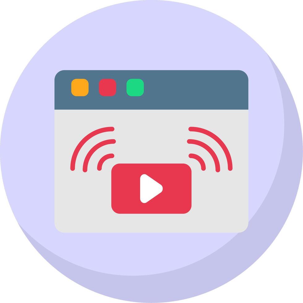 Flat Bubble Icon vector