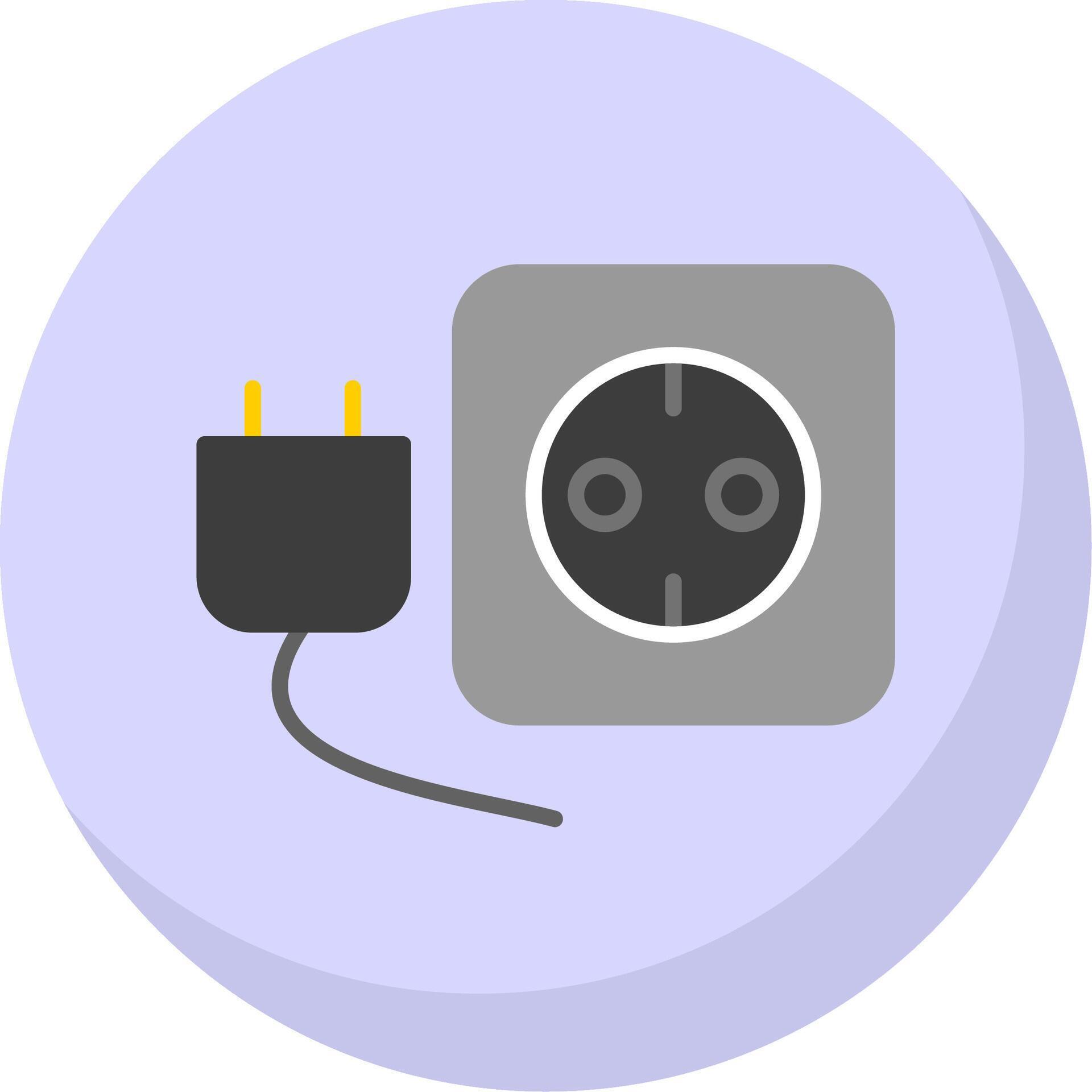 Plug And Socket Flat Bubble Icon 44197860 Vector Art at Vecteezy
