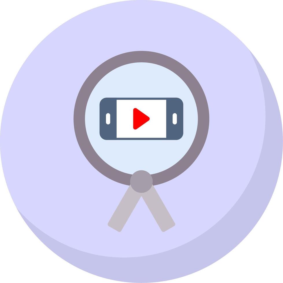 Phone Flat Bubble Icon vector