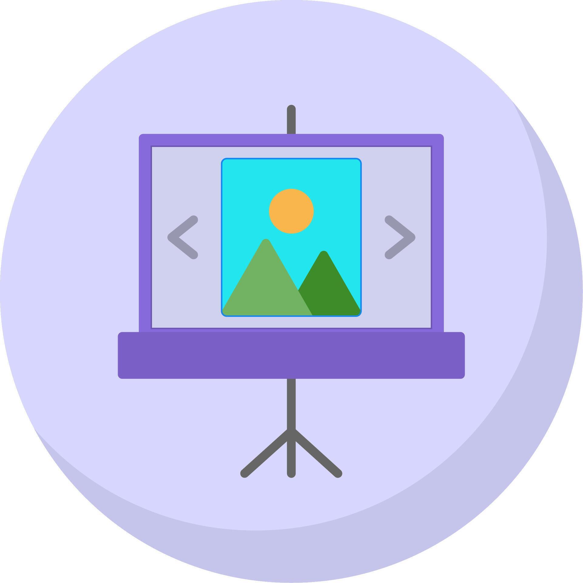 Slideshow Flat Bubble Icon 44198228 Vector Art at Vecteezy