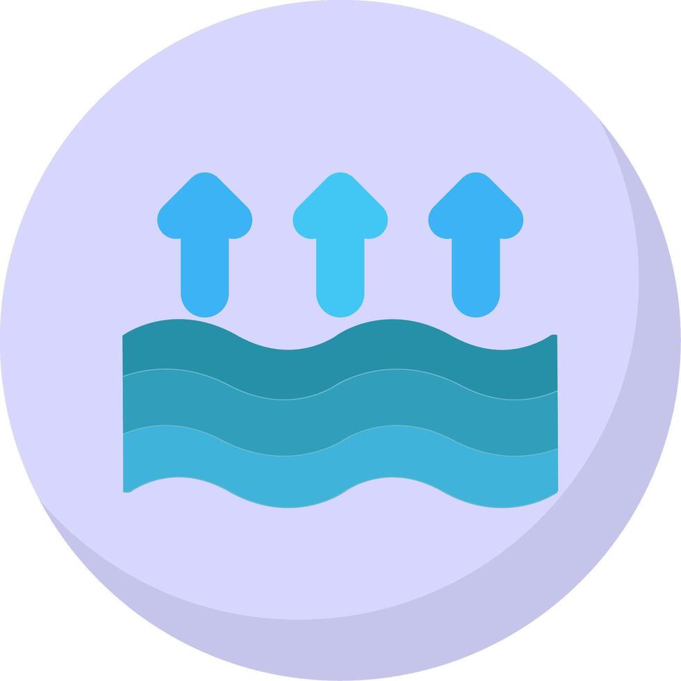 Arrows Flat Bubble Icon vector