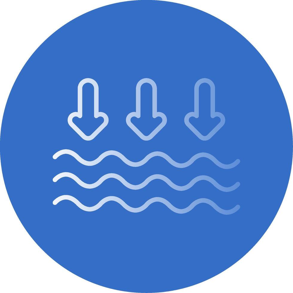 Arrows Flat Bubble Icon vector
