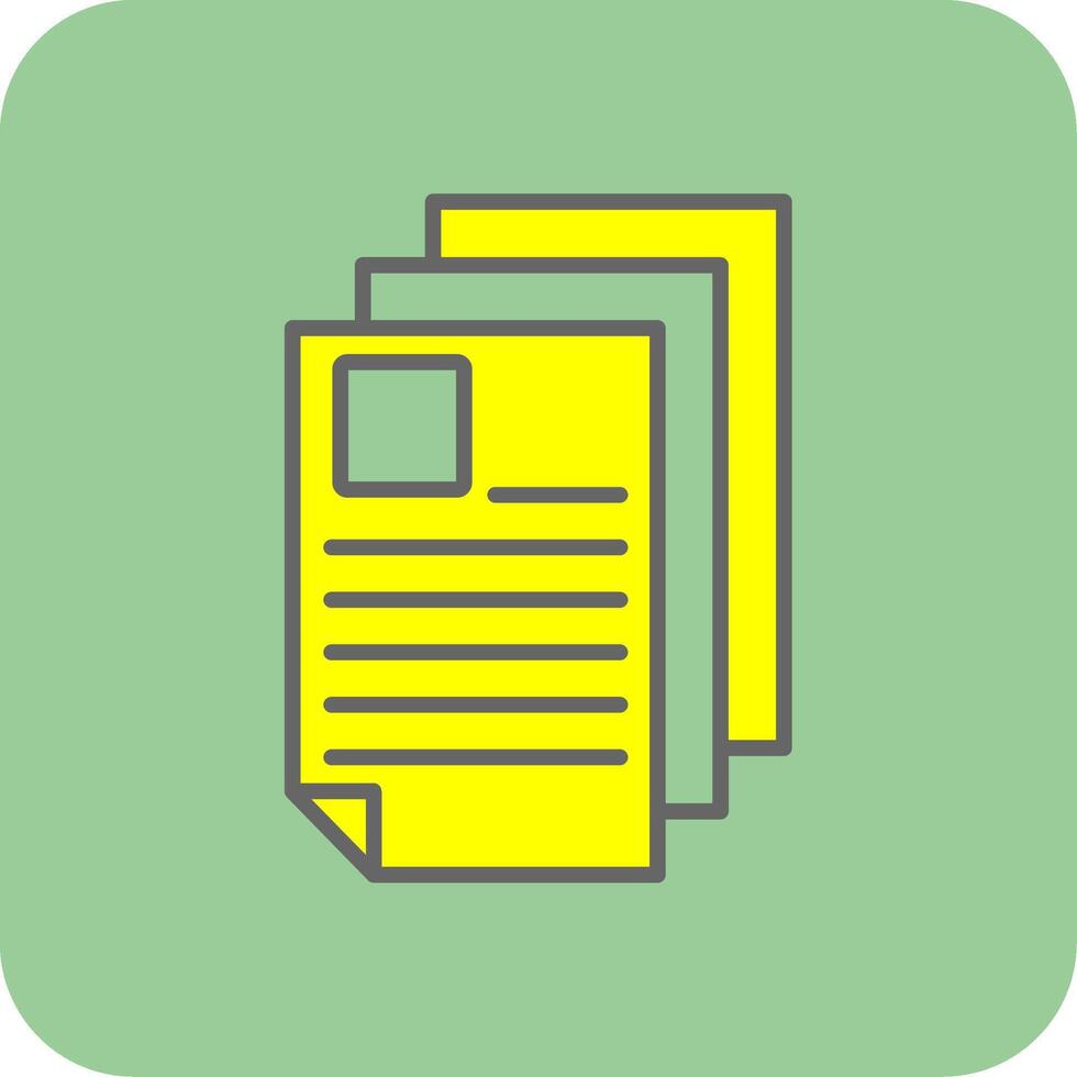 Curriculum Glyph Gradient Corner Icon vector
