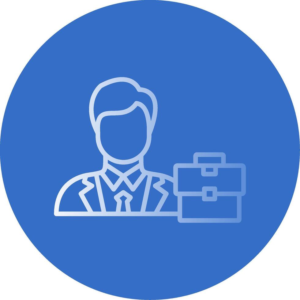Business Style Flat Bubble Icon vector