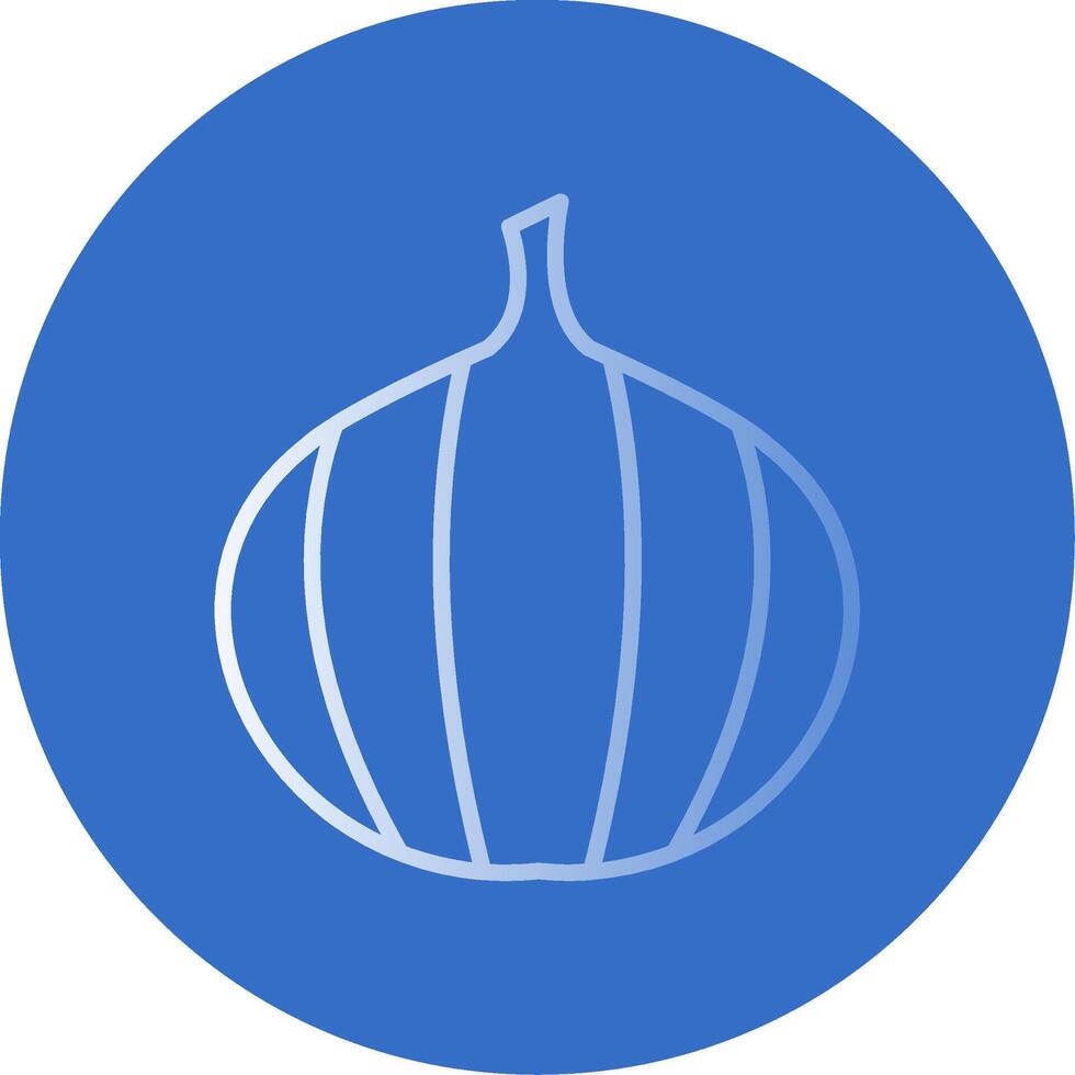 Garlic Flat Bubble Icon vector