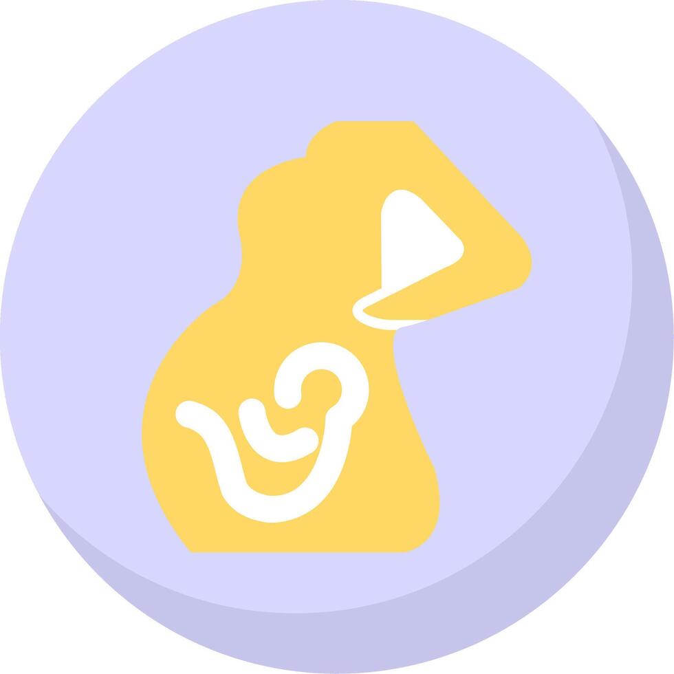 Obstetrics Flat Bubble Icon vector